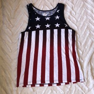Men’s American Flag tank top